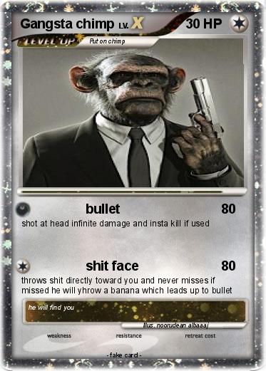 Pokemon Gangsta chimp