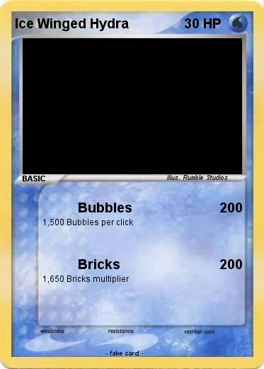 Pokemon Ice Winged Hydra