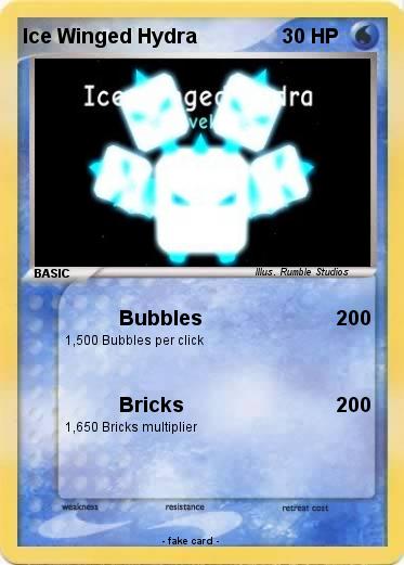 Pokemon Ice Winged Hydra