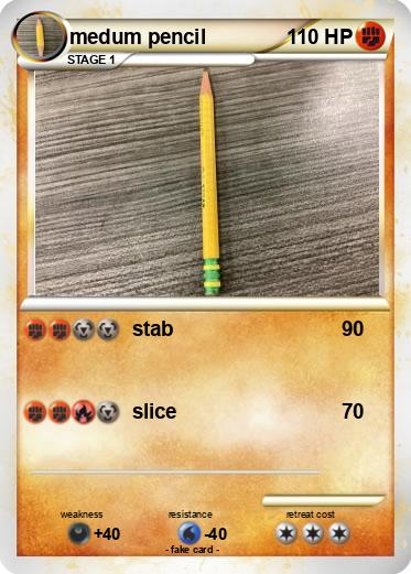 Pokemon medum pencil