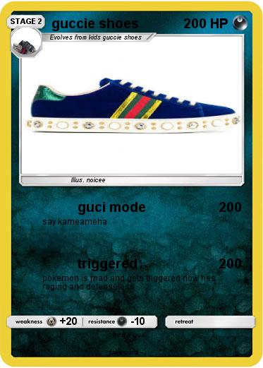 Pokemon guccie shoes