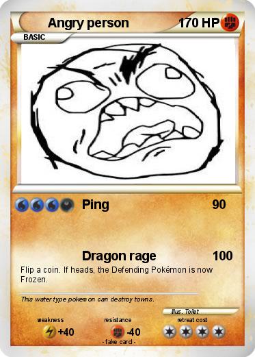 Pokemon Angry person