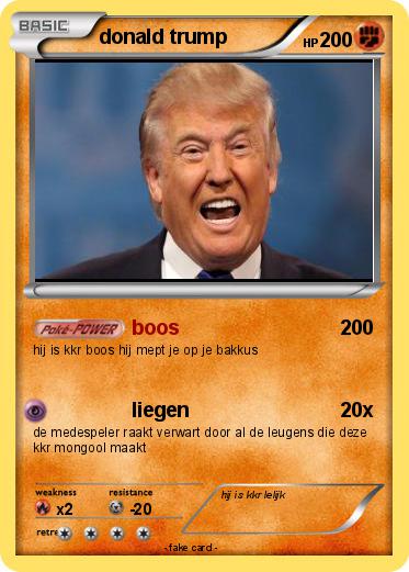 Pokemon donald trump