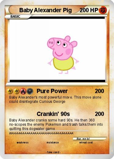 Pokemon Baby Alexander Pig