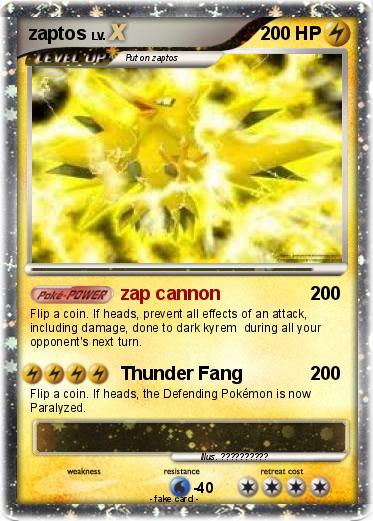 Pokemon zaptos