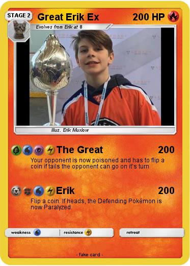 Pokemon Great Erik Ex
