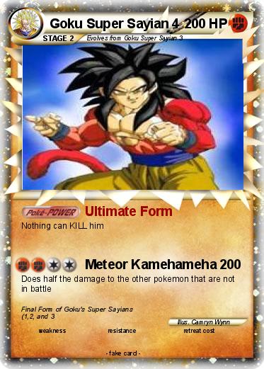 Pokemon Goku Super Sayian 4