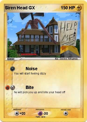 Pokemon Siren Head GX