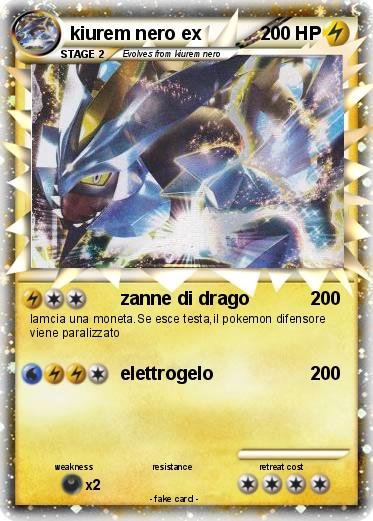 Pokemon kiurem nero ex