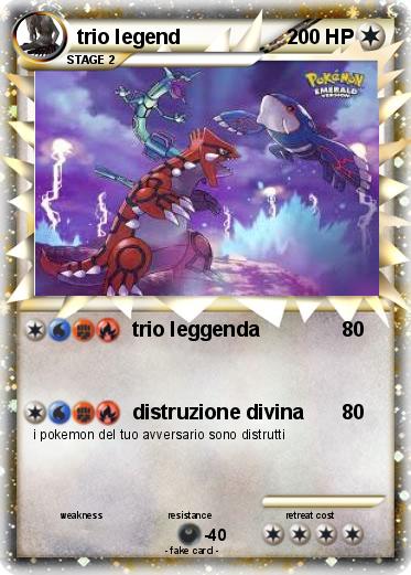 Pokemon trio legend