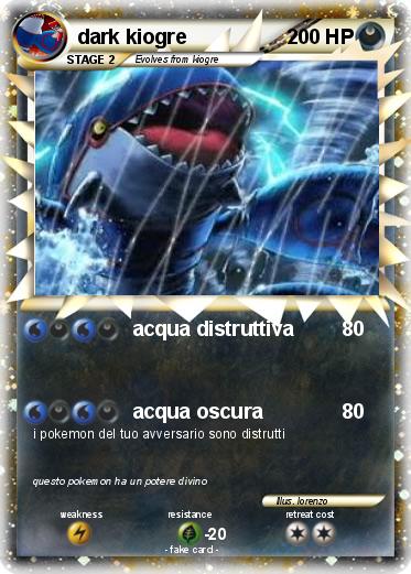 Pokemon dark kiogre