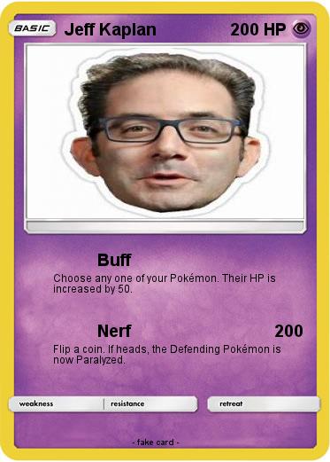 Pokemon Jeff Kaplan