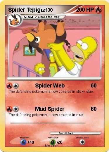Pokemon Spider Tepig