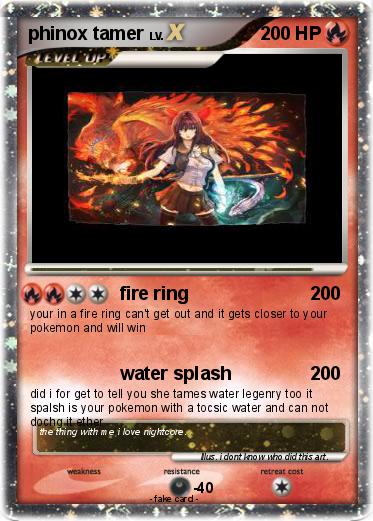 Pokemon phinox tamer