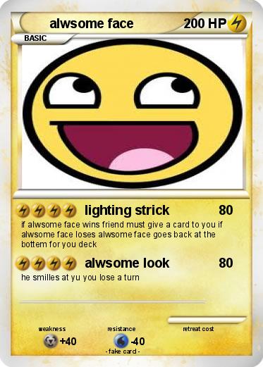 Pokemon alwsome face