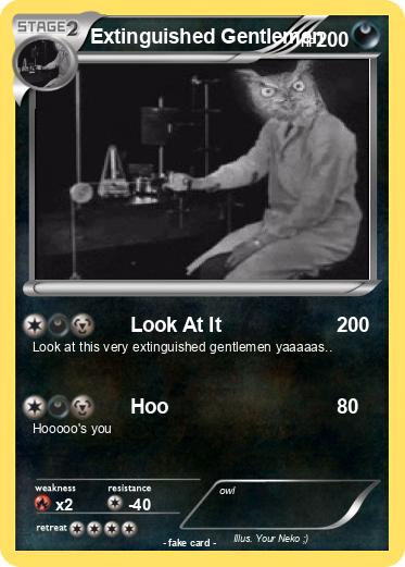 Pokemon Extinguished Gentlemen