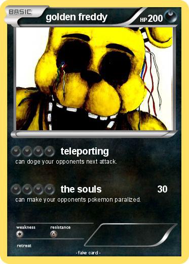 Pokemon golden freddy