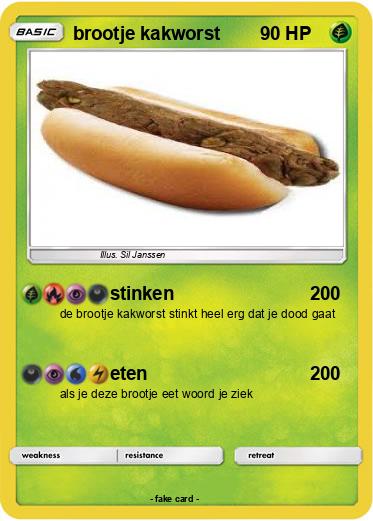 Pokemon brootje kakworst