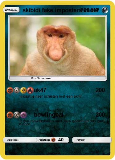 Pokemon skibidi fake imposters vader
