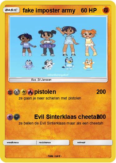 Pokemon fake imposter army