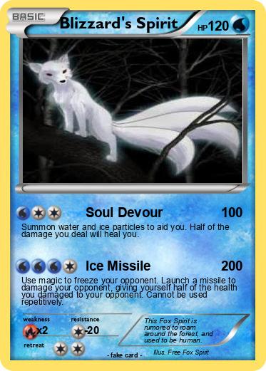 Pokemon Blizzard's Spirit