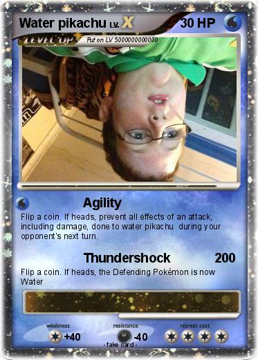 Pokemon Water pikachu