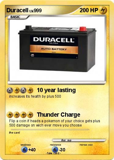 Pokemon Duracell