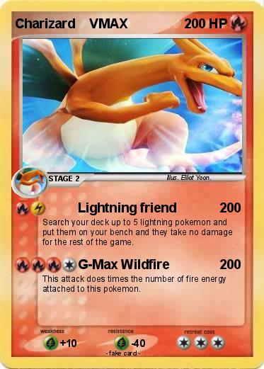 Pokemon Charizard    VMAX
