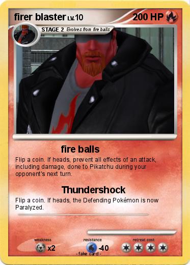 Pokemon firer blaster