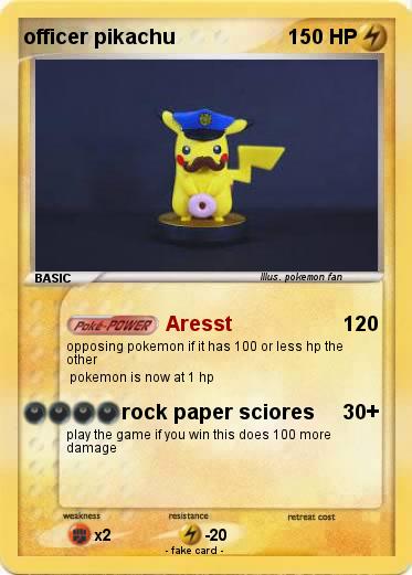 Pokemon officer pikachu