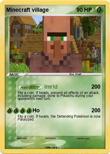 Pokemon Minecraft village