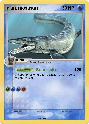 Pokemon giant mosasaur