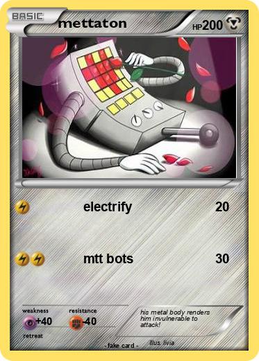 Pokemon mettaton