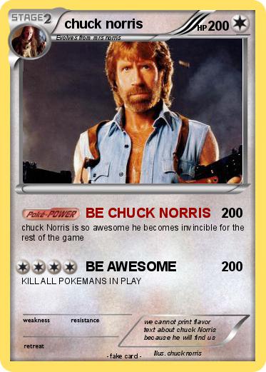 Pokemon chuck norris