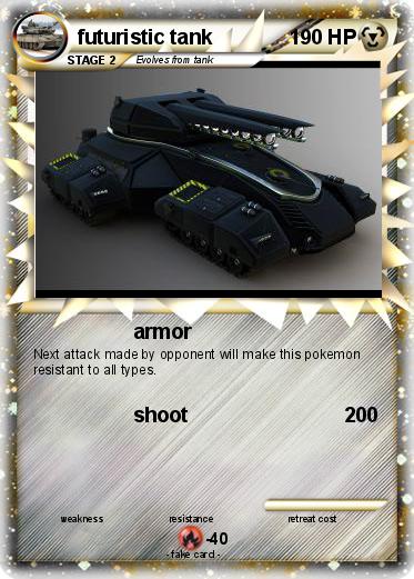 Pokemon futuristic tank