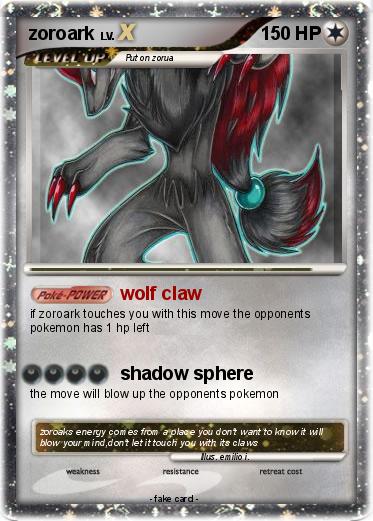 Pokemon zoroark