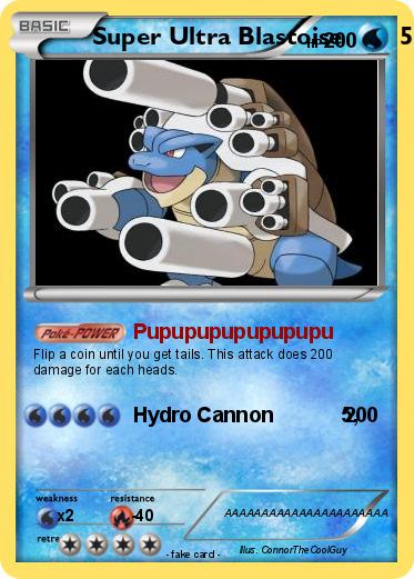 Pokemon Super Ultra Blastoise        5,