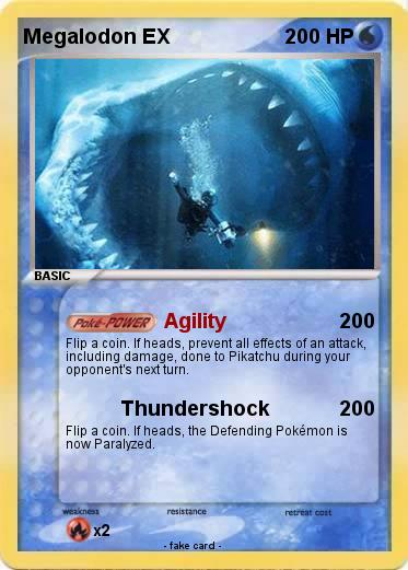 Pokemon Megalodon EX