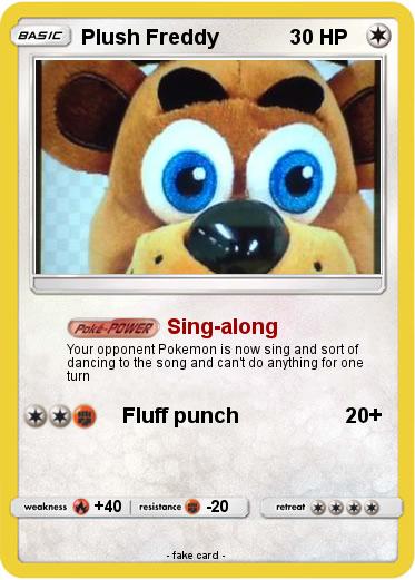 Pokemon Plush Freddy