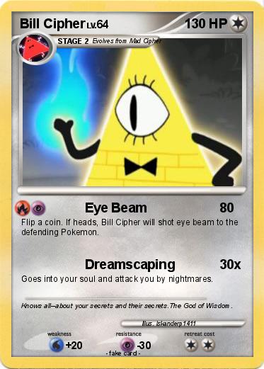 Pokemon Bill Cipher