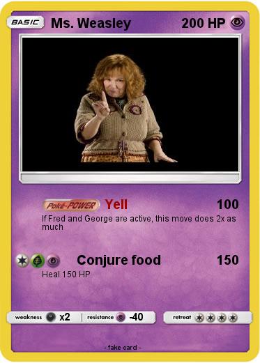 Pokemon Ms. Weasley