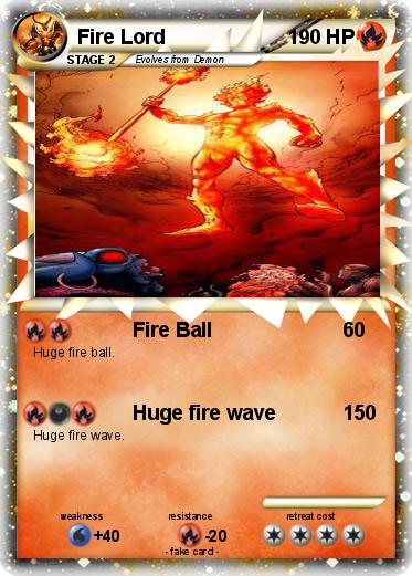 Pokemon Fire Lord
