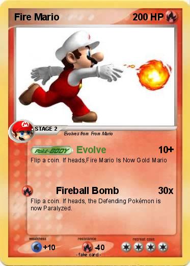 Pokemon Fire Mario