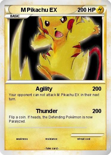 Pokemon M Pikachu EX