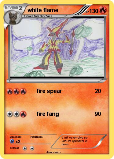 Pokemon white flame