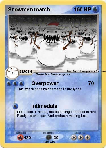 Pokemon Snowmen march