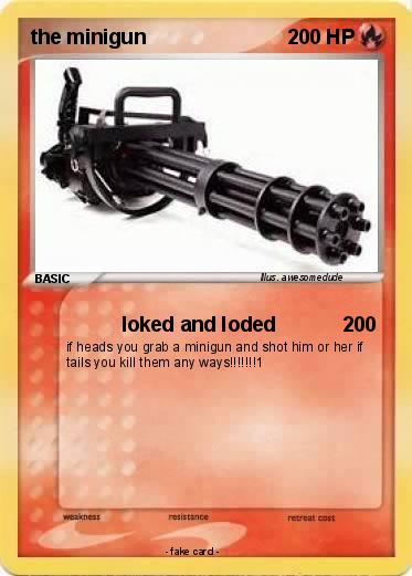 Pokemon the minigun