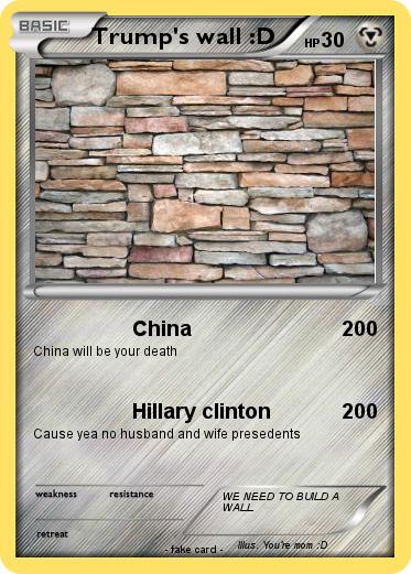 Pokemon Trump's wall :D
