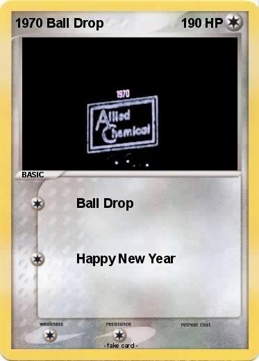 Pokemon 1970 Ball Drop