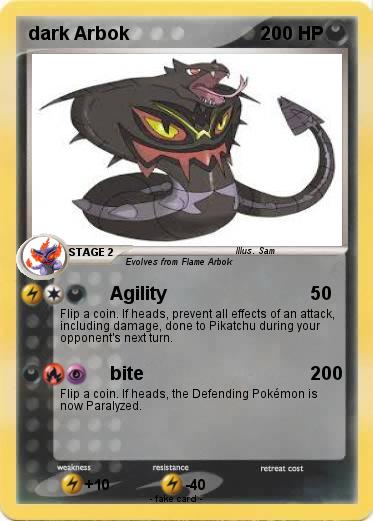 Pokemon dark Arbok